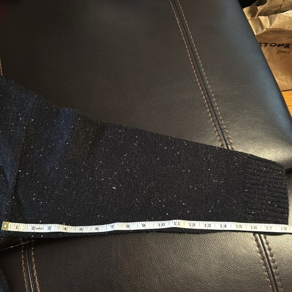 Well Worn Ladies' Nep Yarn Black White Speckled XXL Sweater New With Tags - Picture 15 of 17